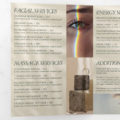 Élégance Terrestre Logo Beauté, Spa Sage Brochure (Intérieur en premier)