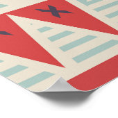 Élégance tribale : Impression ethnique géométrique (Coin)