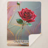 "Elegance Unadorned" Sherpa Deken (Voorkant)