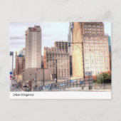 Élégance urbaine : Carte postale Skyline du centre (Devant)