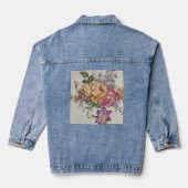 Élégance : Veste Jean inspirée par la porcelaine (Verso)