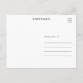 ÉLÉGANCE VINTAGE | CARTE DE SAUVEGARDE DE DATE (Dos)