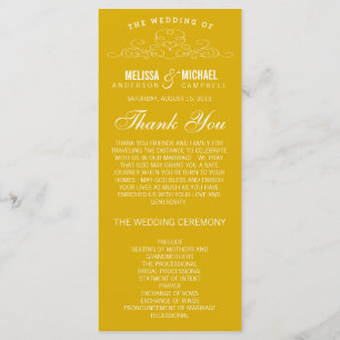 ÉLÉGANCE vintage   PROGRAMME DE MARIAGE