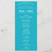 ÉLÉGANCE vintage | PROGRAMME DE MARIAGE (Dos)