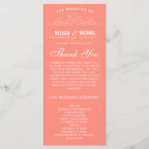 ÉLÉGANCE vintage   PROGRAMME DE MARIAGE