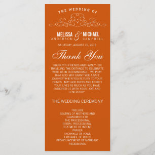 ÉLÉGANCE vintage   PROGRAMME DE MARIAGE