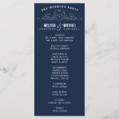 ÉLÉGANCE vintage | PROGRAMME DE MARIAGE (Dos)