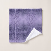Élégance Violette (Gant de toilette)