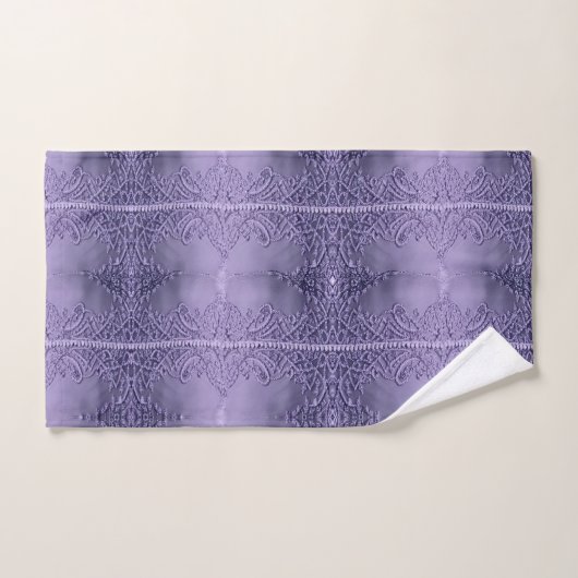 Élégance Violette (Serviette à main)