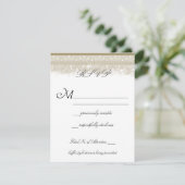  Elegance Wedding RSVP-kaarten RSVP Kaartje (Staand voorkant)