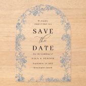  Elegance Wedding Save The Date Acryl Uitnodigingen (Voorkant)