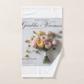 Elégance Whimsical : Un Mariage Inspiré Portrait D (Serviette à main)