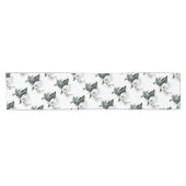 Elegance White Calla Lily Table Runner Korte Tafelloper (Horizontaal)