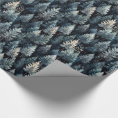 Elegance Winter Forest Kerstmis Cadeaupapier (Hoek)