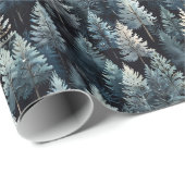 Elegance Winter Forest Kerstmis Cadeaupapier (Rol Hoek)