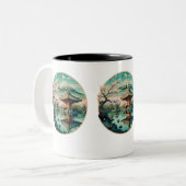 Elégance zen : Mug en céramique d'inspiration japo (Devant gauche)