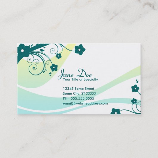 eleganceEssentials Visitekaartje (Voorkant)