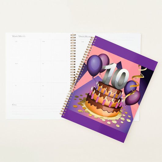 Elegant 10e Jubileum Celebration Cake Design Planner