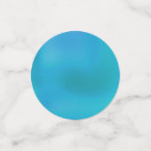 Elegant 10e jubileum goud & turquoise confetti (Kleine voorkant)