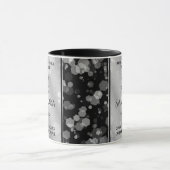 Elegant 10e Tin Bruiloft Jubileum Porselein Mok (Midden)