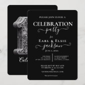 ELEGANT 10e TROUWDAAG Kaart (Voorkant / Achterkant)