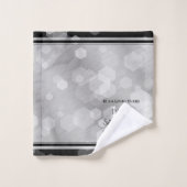 Élégant 10ème anniversaire de la Mariage Tin (Gant de toilette)