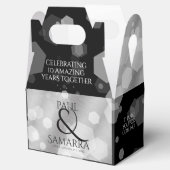 Elegant 10th Tin Wedding Jubileum Celebration Bedankdoosjes (Geopend)