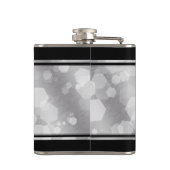 Elegant 10th Tin Wedding Jubileum Celebration Heupfles (Achterkant)