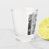 Elegant 10th Tin Wedding Jubileum Shot Glas (Links)