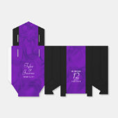 Elegant 12e Jubileum-feestdag zijderoute Bedankdoosjes (Uitgevouwen)