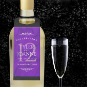 Elegant 12e Jubileum-feestdag zijderoute Flessenhanger