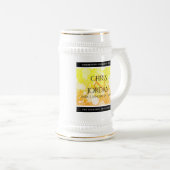 Elegant 13th Citrine Wedding Jubileum Bierpul (Voorkant rechts)