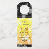 Elegant 13th Citrine Wedding Jubileum Flessenhanger (Voorkant)