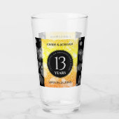 Elegant 13th Citrine Wedding Jubileum Glas (Achterkant)