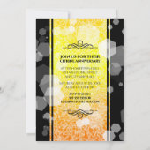 Elegant 13th Citrine Wedding Jubileum Kaart (Achterkant)