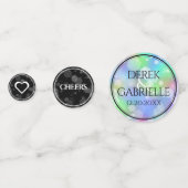 Elegant 14e Jubileum voor opalbruiloft Confetti (Achterkanten)