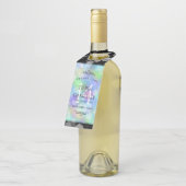 Elegant 14e Jubileum voor opalbruiloft Flessenhanger (Schuin)