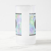 Elegant 14e Jubileum voor opalbruiloft Matglas Bierpul (Center)