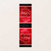 Élégant 15e 26e 36e anniversaire de Mariage Rose (Outside Unfolded)