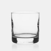 Elegant 15e jaar Jubileum namen toevoegen datum Whisky Glas (Links)