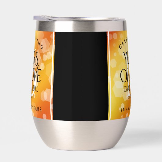 Elegant 16e Golden Topaz Wedding Jubileum (Rechts)