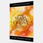 Élégant 16ème anniversaire de Mariage de Topaz d'o (Angle)