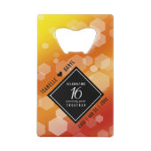 Élégant 16ème anniversaire de Mariage de Topaz d'o (Dos)