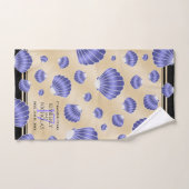 Elegant 17th Shells Wedding Jubileum Bad Handdoek (Handdoek)