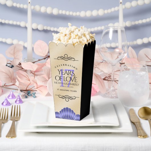 Elegant 17th Shells Wedding Jubileum Bedankdoosjes (Huwelijk)