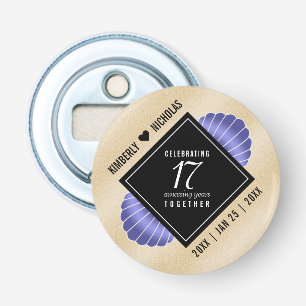 Elegant 17th Shells Wedding Jubileum Button Flesopener