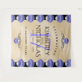 Elegant 17th Shells Wedding Jubileum Wandkleed (Voorkant (horizontaal))