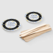 Elegant 18e Porcelain Wedding Jubileum Handwaaier (Niet-gemonteerd)