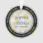 Élégant 18ème anniversaire de Mariage de porcelain (devant)