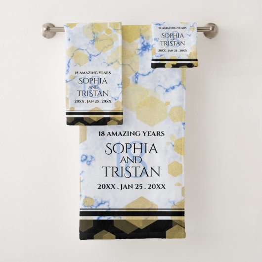 Élégant 18ème anniversaire de Mariage de porcelain (En situation)